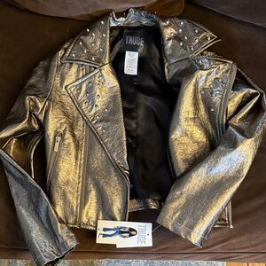 Nordstrom Gunmetal Metallic Jacket